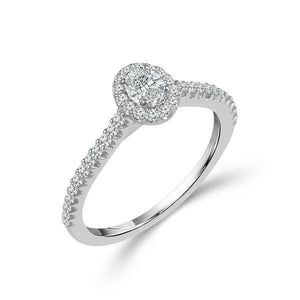 Diamond Engagement Ring 0.5 ct tw 14k White Gold