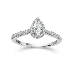 Diamond Engagement Ring 0.5 ct tw 14k White Gold