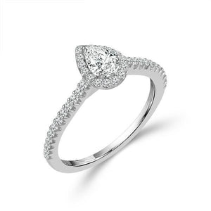 Diamond Engagement Ring 0.5 ct tw 14k White Gold