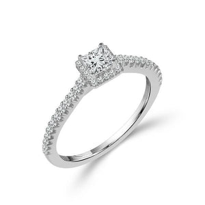 Diamond Engagement Ring 0.5 ct tw 14k White Gold