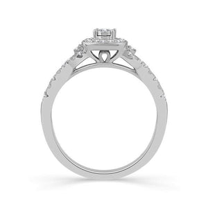 Diamond Engagement Ring 0.25 ct tw 10k White Gold