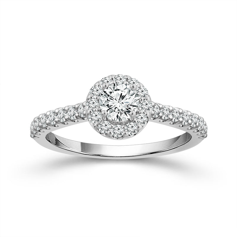 Diamond Engagement Ring 1 ct tw 14k White Gold