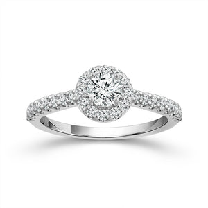 Diamond Engagement Ring 1 ct tw 14k White Gold