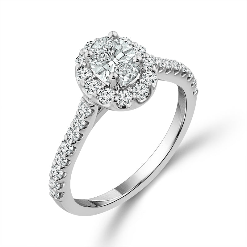 Diamond Engagement Ring 1 ct tw 14k White Gold