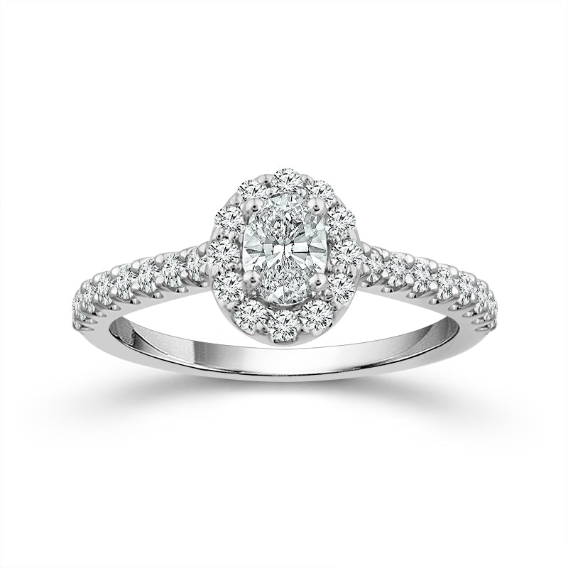 Diamond Engagement Ring 1 ct tw 14k White Gold