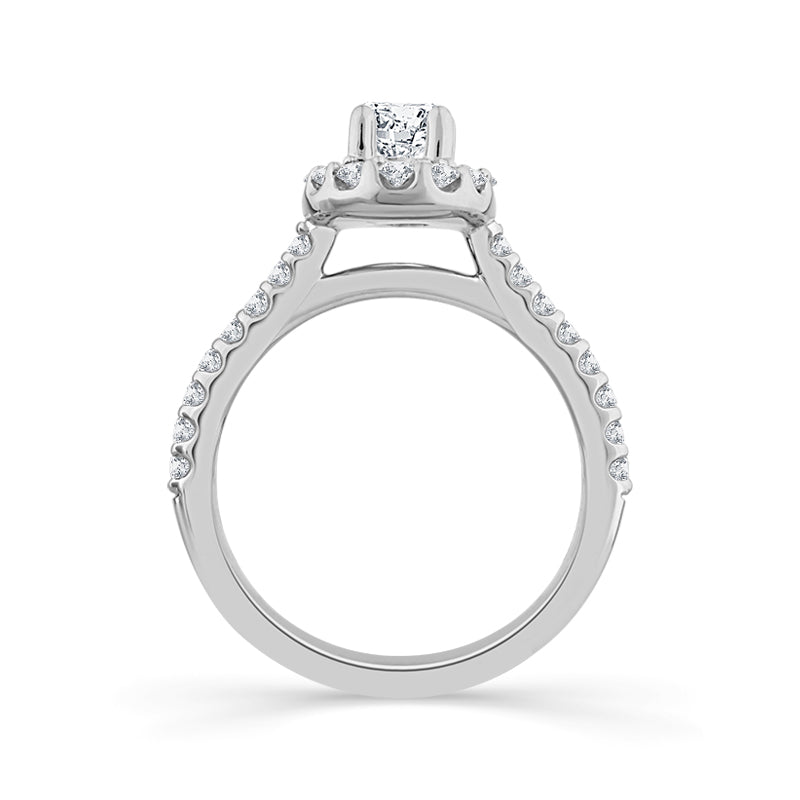 Diamond Engagement Ring 1 ct tw 14k White Gold