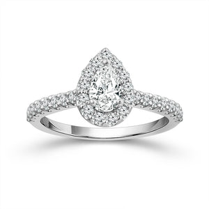 Diamond Engagement Ring 1 ct tw 14k White Gold