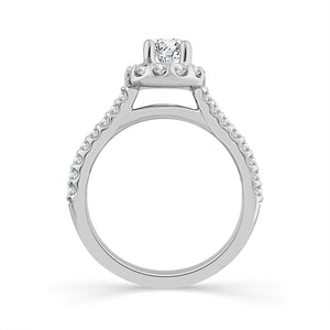 Diamond Engagement Ring 1 ct tw 14k White Gold