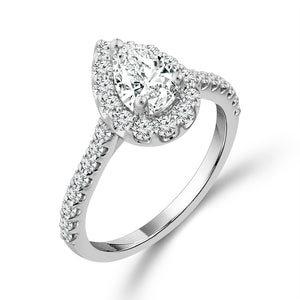 Diamond Engagement Ring 1 ct tw 14k White Gold
