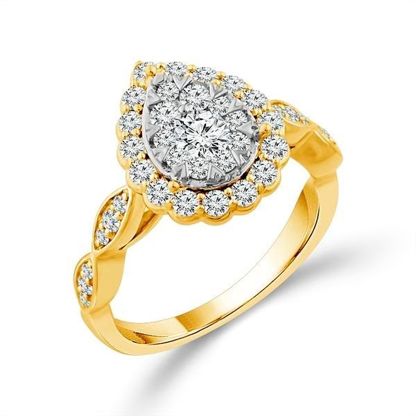Diamond Engagement Ring 1 ct tw 14k Yellow Gold