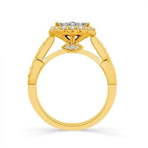 Diamond Engagement Ring 1 ct tw 14k Yellow Gold