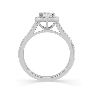 Diamond Engagement Ring 0.75 ct tw 14k White Gold