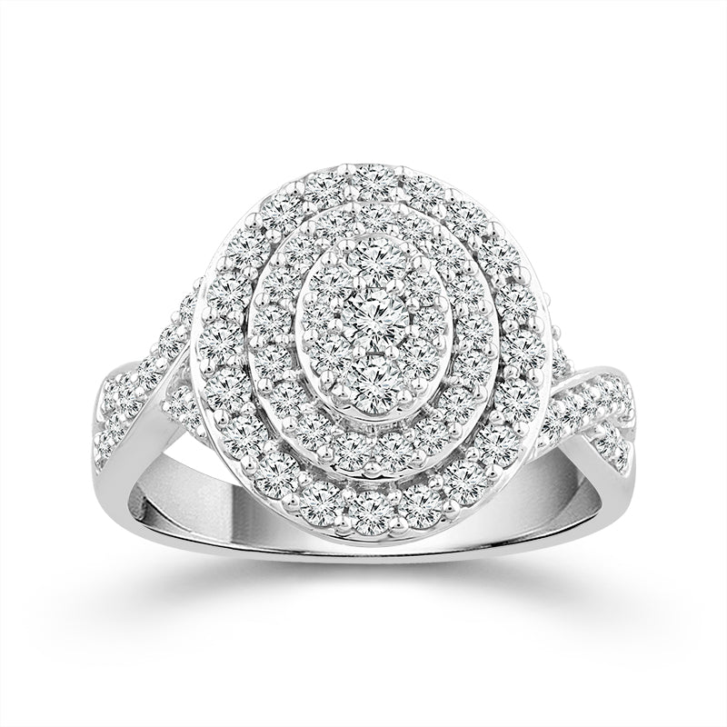 Diamond Engagement Ring 1 ct tw 10k White Gold