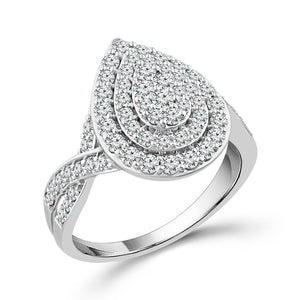 Diamond Engagement Ring 1 ct tw 10k White Gold