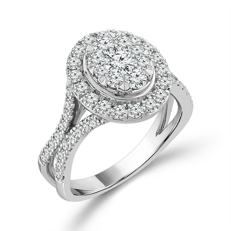Diamond Engagement Ring 1.25 ct tw 14k White Gold