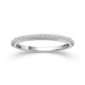 Diamond Band 0.13 ct tw 14k White Gold