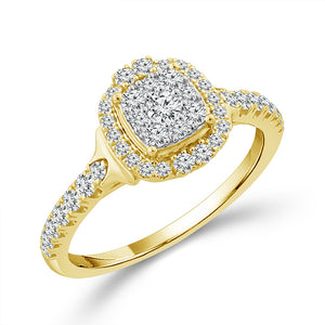 Diamond Engagement Ring 0.50 ct tw 10k White Gold