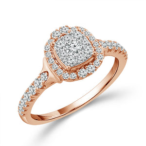 Diamond Engagement Ring 0.50 ct tw 10k White Gold