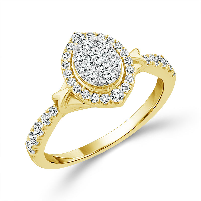 Diamond Engagement Ring 0.50 ct tw 10k White Gold