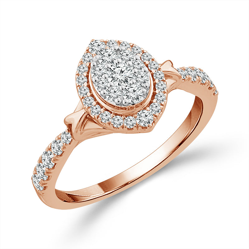 Diamond Engagement Ring 0.50 ct tw 10k White Gold
