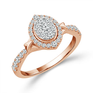 Diamond Engagement Ring 0.50 ct tw 10k White Gold