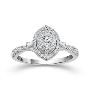 Diamond Engagement Ring 0.50 ct tw 10k White Gold