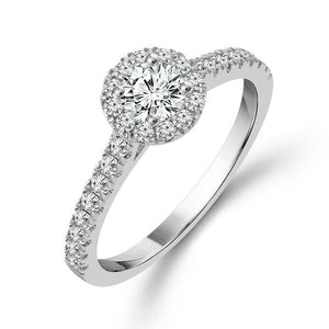 Diamond Engagement Ring 0.5 ct tw 14k White Gold