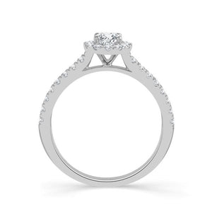 Diamond Engagement Ring 0.75 ct tw 14k White Gold