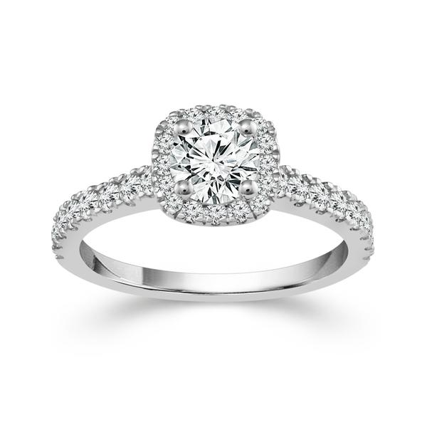 Diamond Engagement Ring 0.75 ct tw 14k White Gold