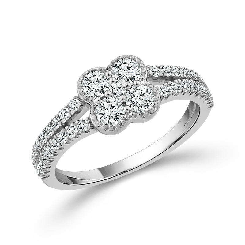 Diamond Fashion Ring 0.75 ct tw 14k White Gold