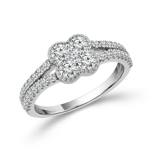 Diamond Fashion Ring 0.75 ct tw 14k White Gold