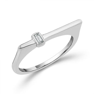 Diamond Fashion Ring 0.02 ct tw Silver