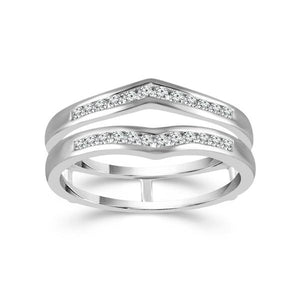 Diamond Enhancer Ring 0.25 ct tw 14k White Gold
