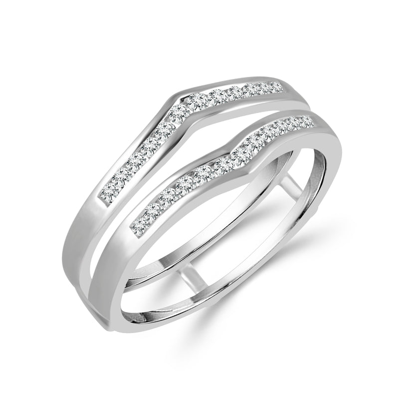 Diamond Enhancer Ring 0.25 ct tw 10k White Gold