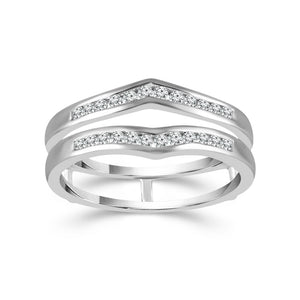 Diamond Enhancer Ring 0.25 ct tw 10k White Gold