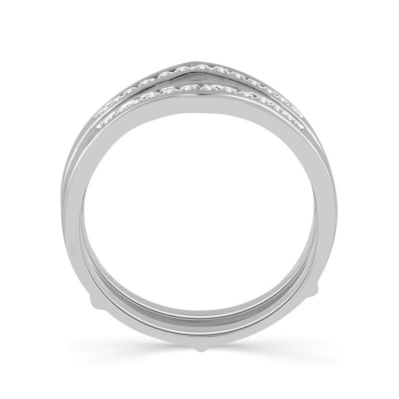 Diamond Enhancer Ring 0.25 ct tw 10k White Gold