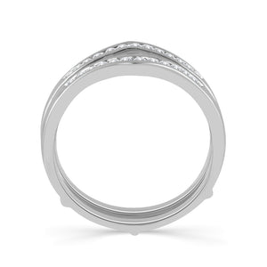Diamond Enhancer Ring 0.25 ct tw 10k White Gold