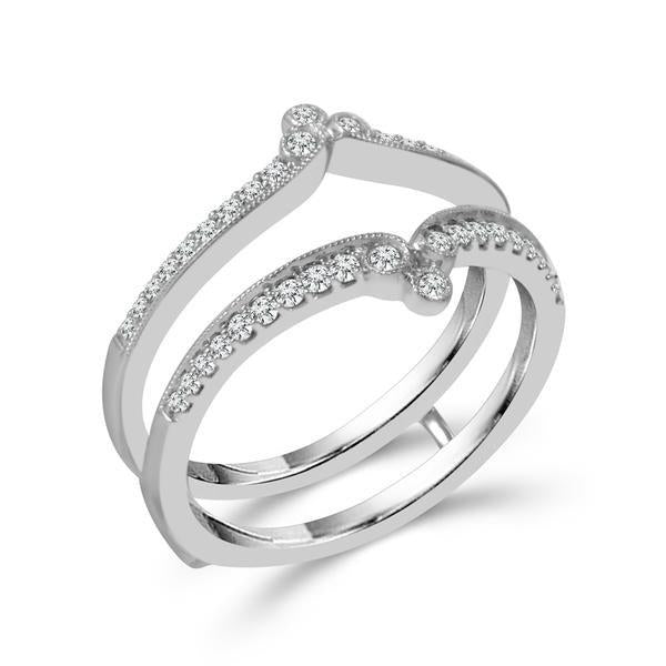 Diamond Enhancer Ring 0.25 ct tw 10k White Gold