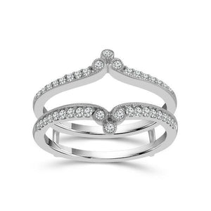 Diamond Enhancer Ring 0.25 ct tw 10k White Gold