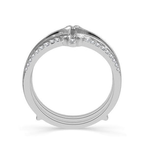 Diamond Enhancer Ring 0.25 ct tw 10k White Gold