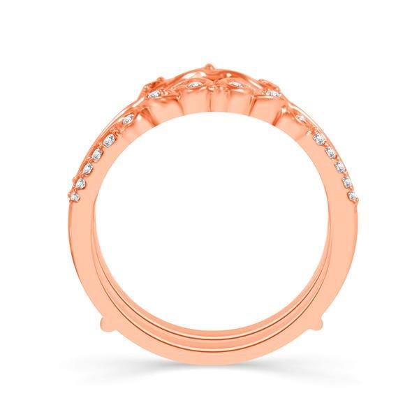 Diamond Enhancer Ring 0.25 ct tw 10k Rose Gold