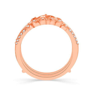 Diamond Enhancer Ring 0.25 ct tw 10k Rose Gold