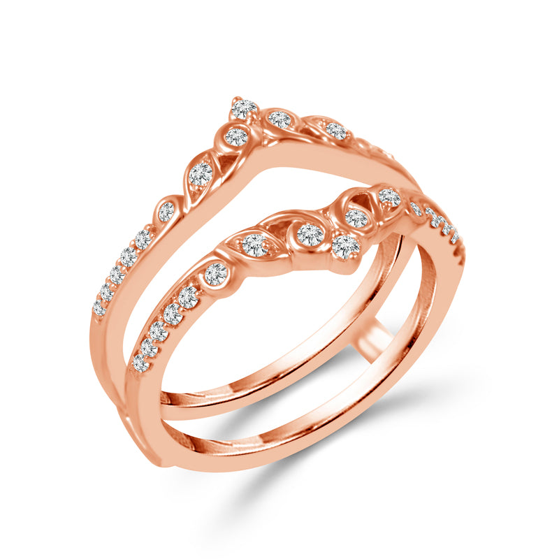 Diamond Enhancer Ring 0.25 ct tw 14k Rose Gold
