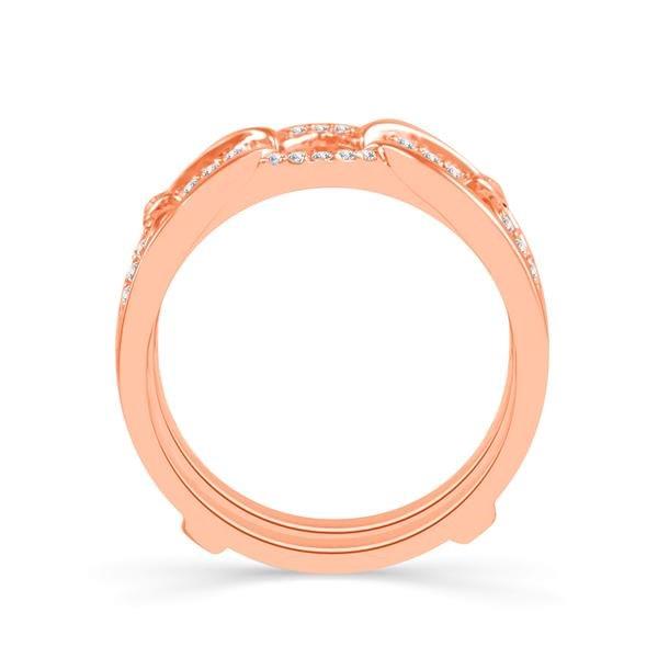 Diamond Enhancer Ring 0.25 ct tw 10k Rose Gold