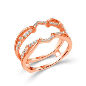 Diamond Enhancer Ring 0.25 ct tw 10k Rose Gold