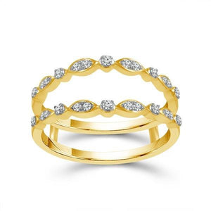 Diamond Enhancer Ring 0.17 ct tw 10k Yellow Gold