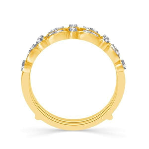 Diamond Enhancer Ring 0.17 ct tw 10k Yellow Gold