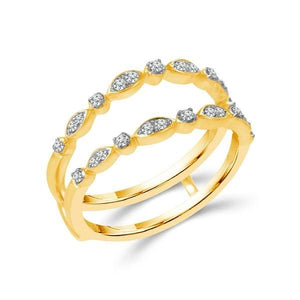 Diamond Enhancer Ring 0.17 ct tw 10k Yellow Gold