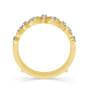 Diamond Enhancer Ring 0.17 ct tw 14k Yellow Gold