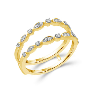 Diamond Enhancer Ring 0.17 ct tw 14k Yellow Gold